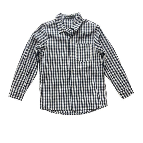 Spring & Gege Navy Button Up Boys S - Picture 1 of 4